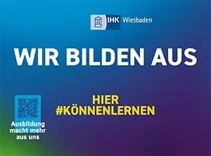 IHK Wiesbaden - Wir bilden aus! Logo
