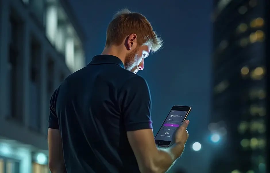 Security staff in modern corporate buildings use the COREDINATE app.